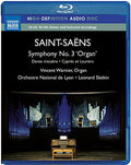 Saint-saens / Warnier / Slatkin - Sym 3 Organ Sym Danse Macabre Cypres Et Lauriers - Blu-ray Audio