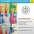 Bach,j.s. / Stuttgart Chamber Orch - Six Brandenburg Cons Bwv 1046-1051 Comp Edition - Blu-ray Audio