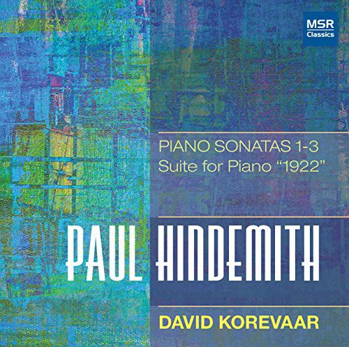 Hindemith / Korevaar,david - Piano Sonatas 1-3 - Music CD