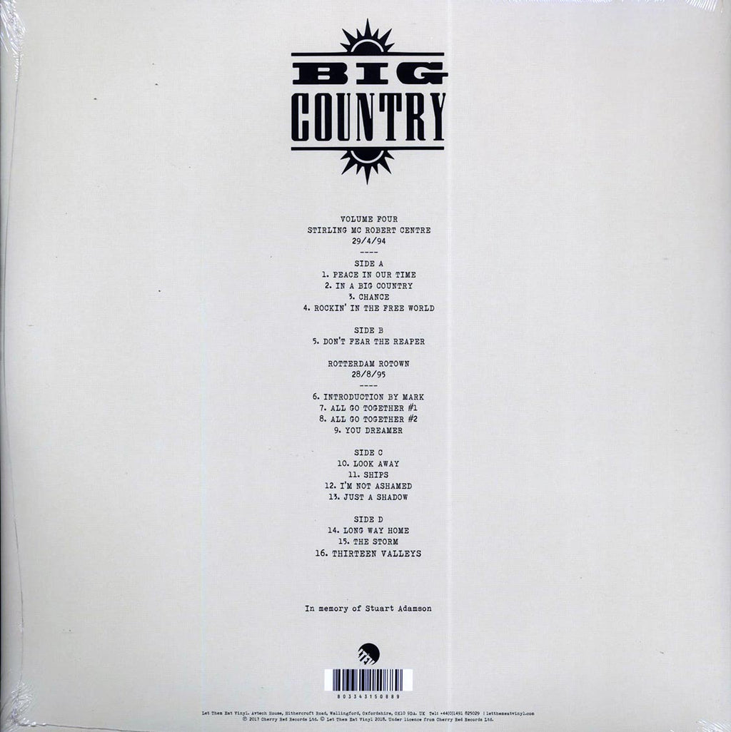 Big Country - We're Not In Kansas: The Live Bootleg Series 1993-1998 Volume 4 (ltd. ed.) (2xLP) (white vinyl) Vinyl Record