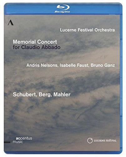 Schubert / Berg / Mahler / Beethoven / Holderlin - Memorial Concert For Claudio Abbado - Blu-ray
