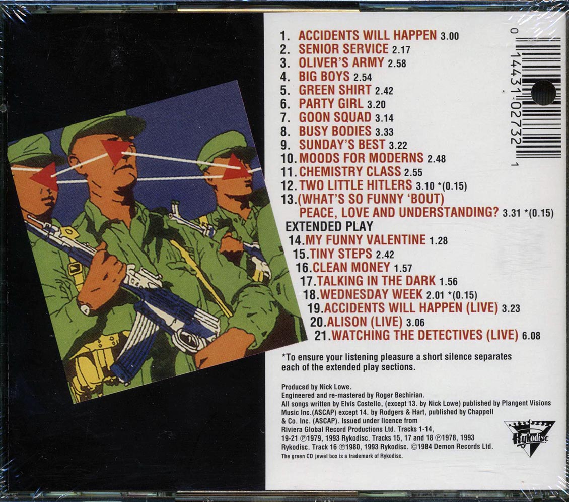 Elvis Costello & The Attractions - Armed Forces Music CD