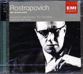 Rostropovich, Shostakovich, Kabalevsky - Shostakovich: Cello Concertos 1 & 2; Cello Sonata, Kabalevsky: Cello Sonata Music CD