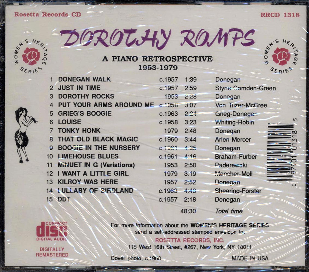 Dorothy Donegan - Dorothy Romps: A Piano Retrospective 1953-1979 Music CD