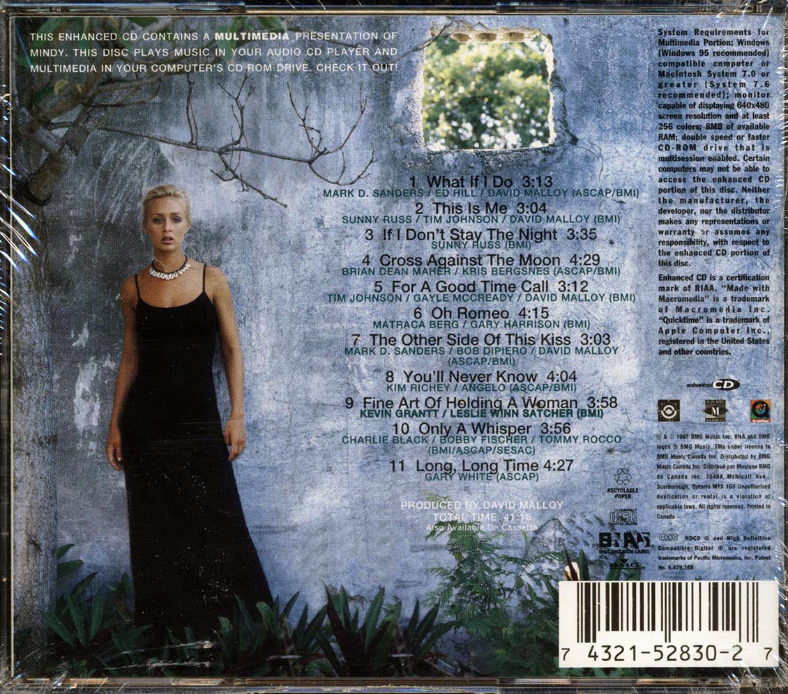 Mindy McCready - If I Don't Stay The Night Music CD