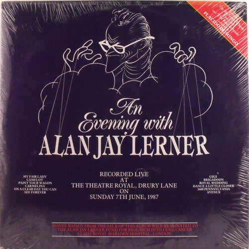 Lerner,alan Jay - An Evening With...(my Fair Lady, Camleot, Gigi) - Vinyl Record