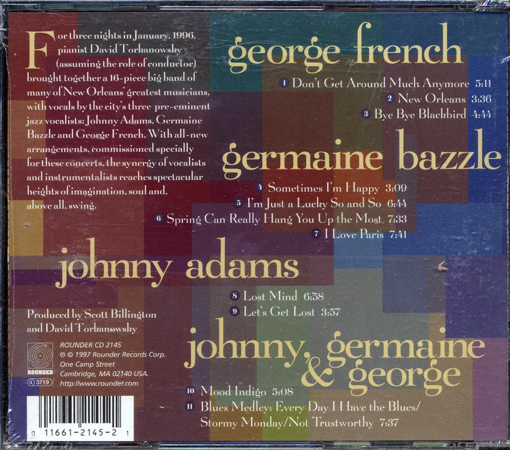 The New Orleans CAC Jazz Orchestra, Johnny Adams, Germaine Bazzle, George French - Mood Indigo Conducted By David Torkanowsky Music CD