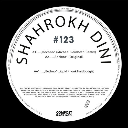 Dini,shahrokh - Compost Black Label 123 - Vinyl Record