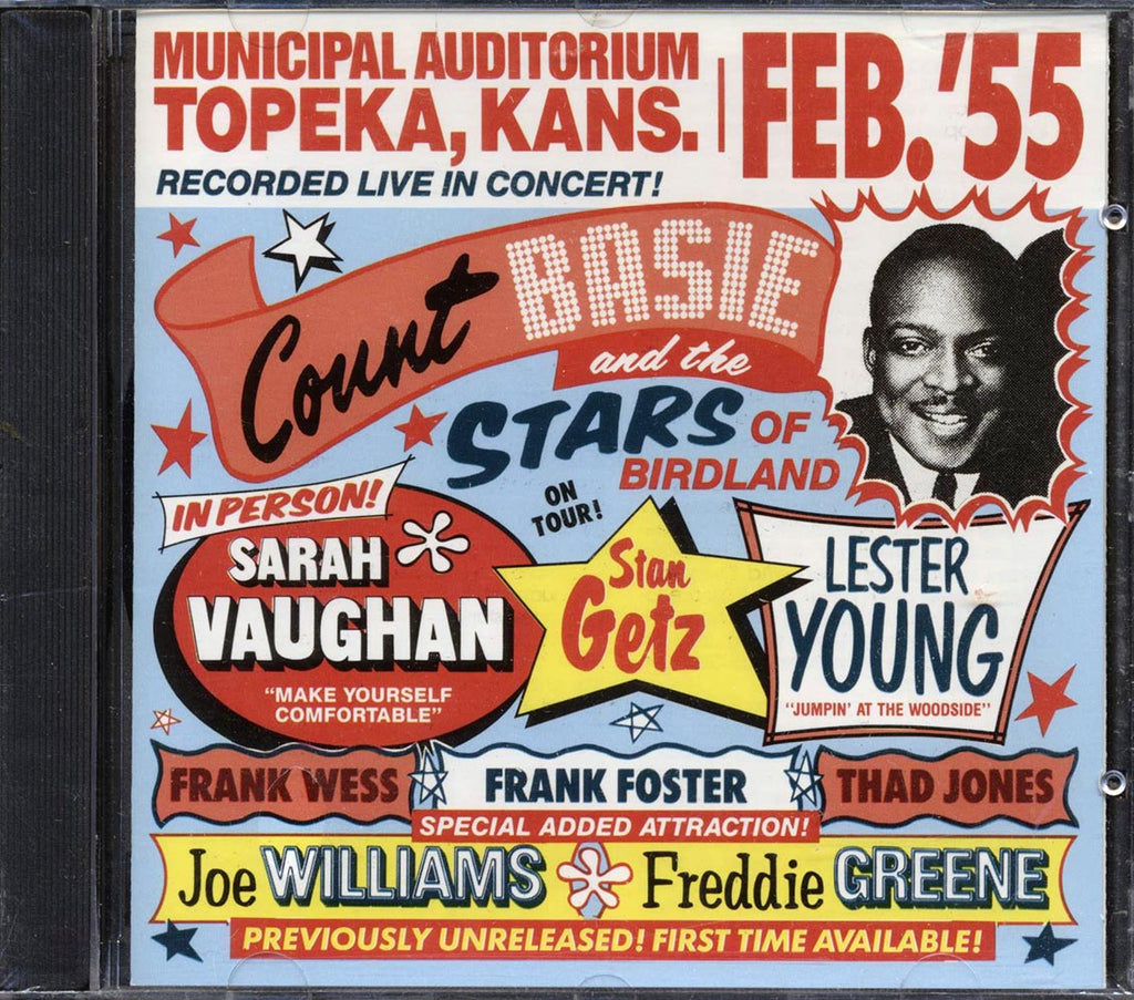 Count Basie - Count Basie And The Stars Of Birdland On Tour: Topeka Kansas 1955 Music CD