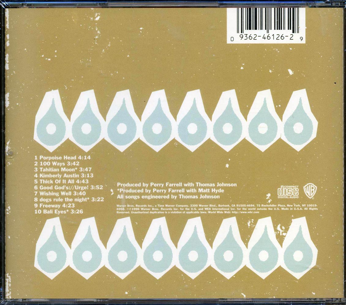 Porno For Pyros - Good God's Urge Music CD