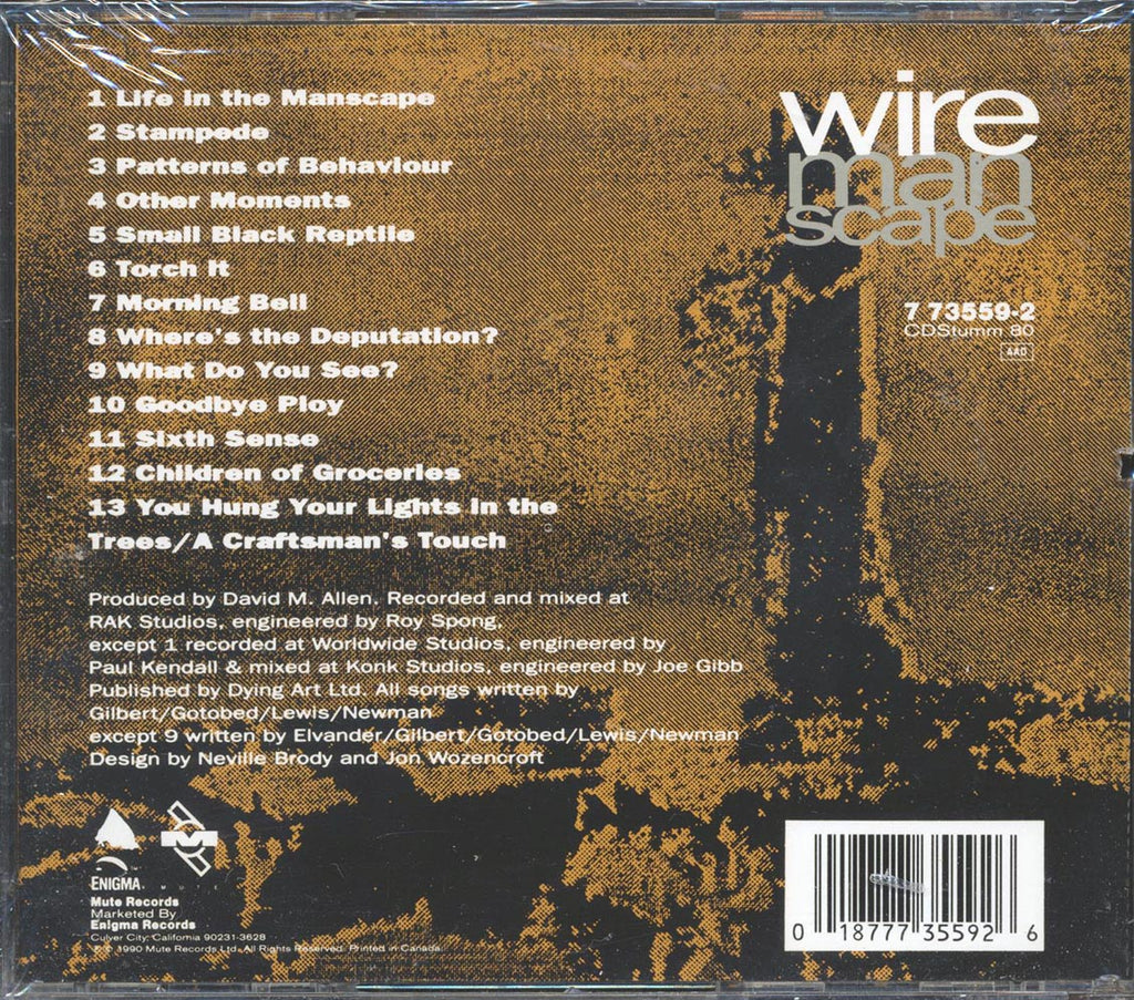 Wire - Manscape (marked/ltd stock) Music CD