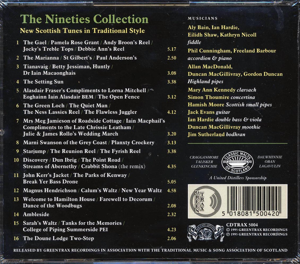 Various - The Nineties Collection: New Scottish Tunes In Traditional Style Music CD