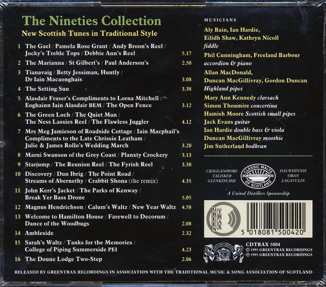 Various - The Nineties Collection: New Scottish Tunes In Traditional Style Music CD