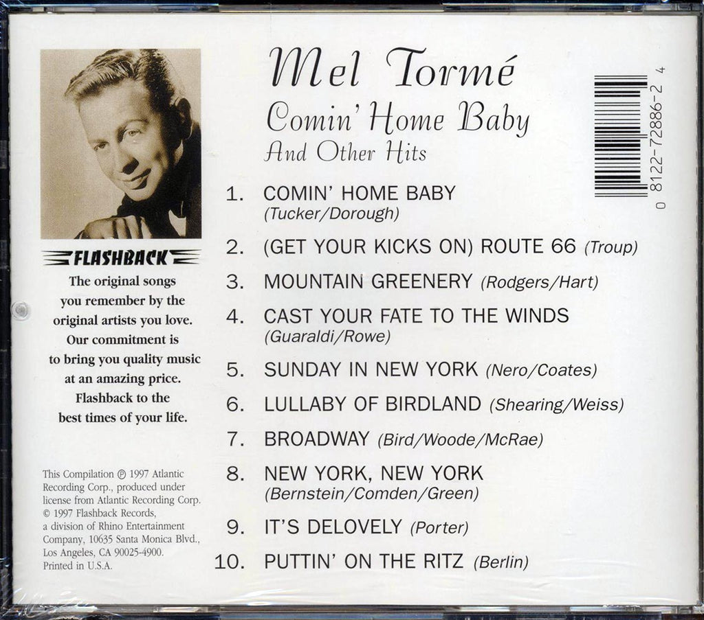Mel Torme - Comin' Home Baby And Other Hits Music CD