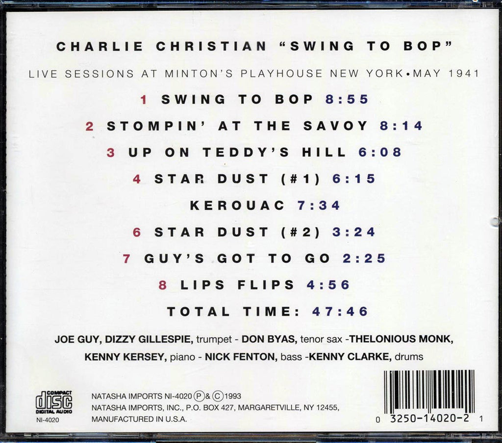 Charlie Christian - Swing To Bop Music CD
