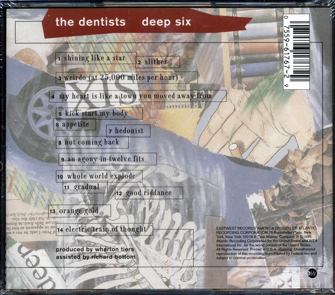 The Dentists - Deep Six Music CD