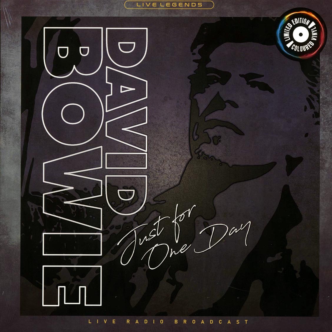 David Bowie - Just For One Day: Santiago, Chile, 1990 (clear vinyl) Vinyl Record