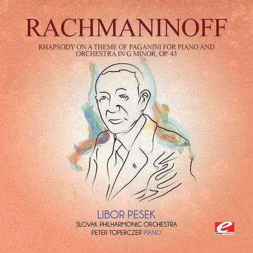 Rachmaninoff - Rhapsody On Theme Paganini Piano & Orch G Min - Music CD
