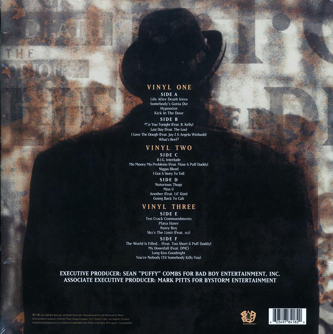 The Notorious BIG - Life After Death (25th Anniv. Ed.) (3xLP) (silver vinyl) Vinyl Record