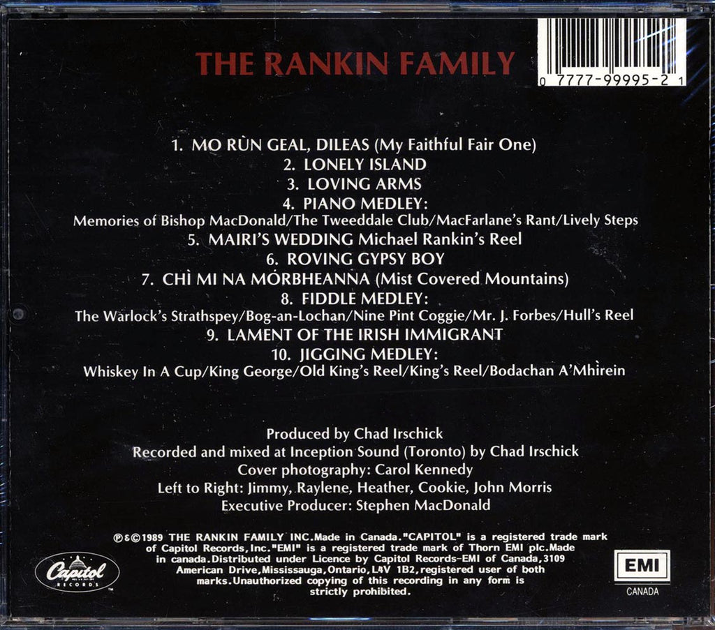 The Rankin Family - The Rankin Family Music CD