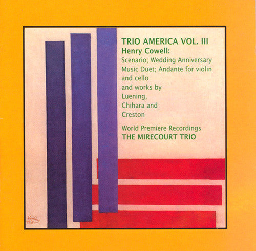 Mirecourt Trio - Trio America 3 - Music CD