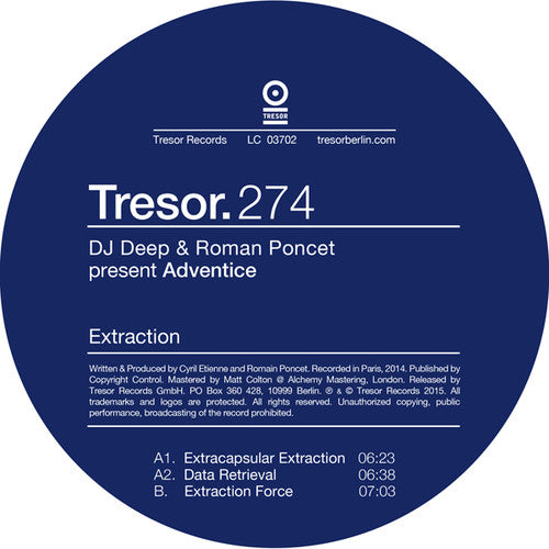 Dj Deep & Roman Poncet - Extraction - Vinyl Record