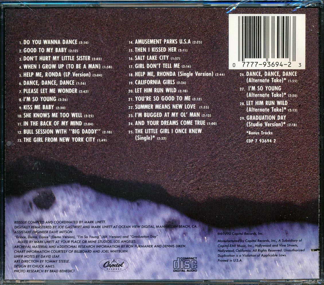 The Beach Boys - Today! & Summer Days And Summer Nights!! Music CD