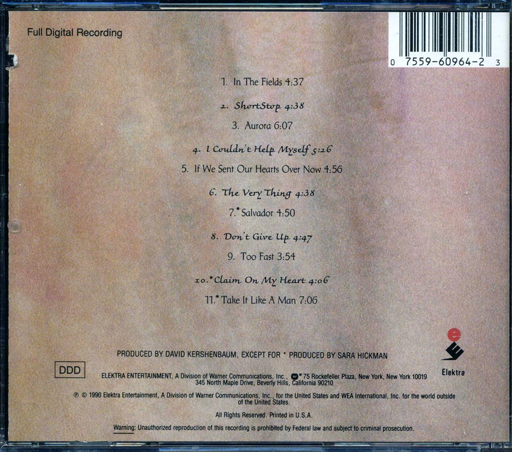 Sara Hickman - Shortstop Music CD