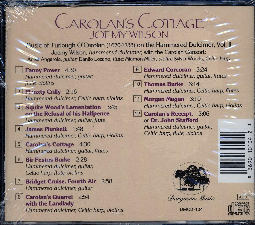 Joemy Wilson - Carolan's Cottage Music CD