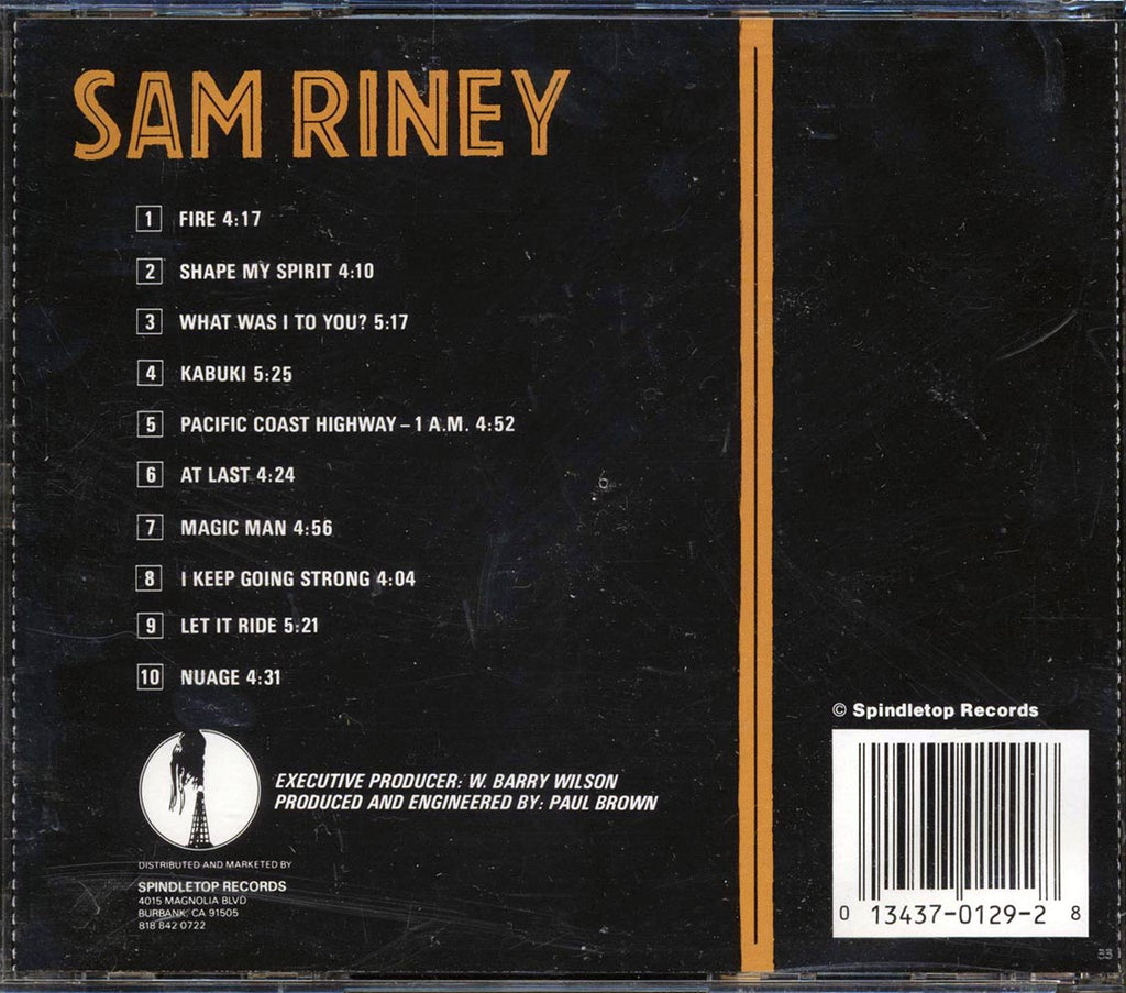 Sam Riney - At Last Music CD