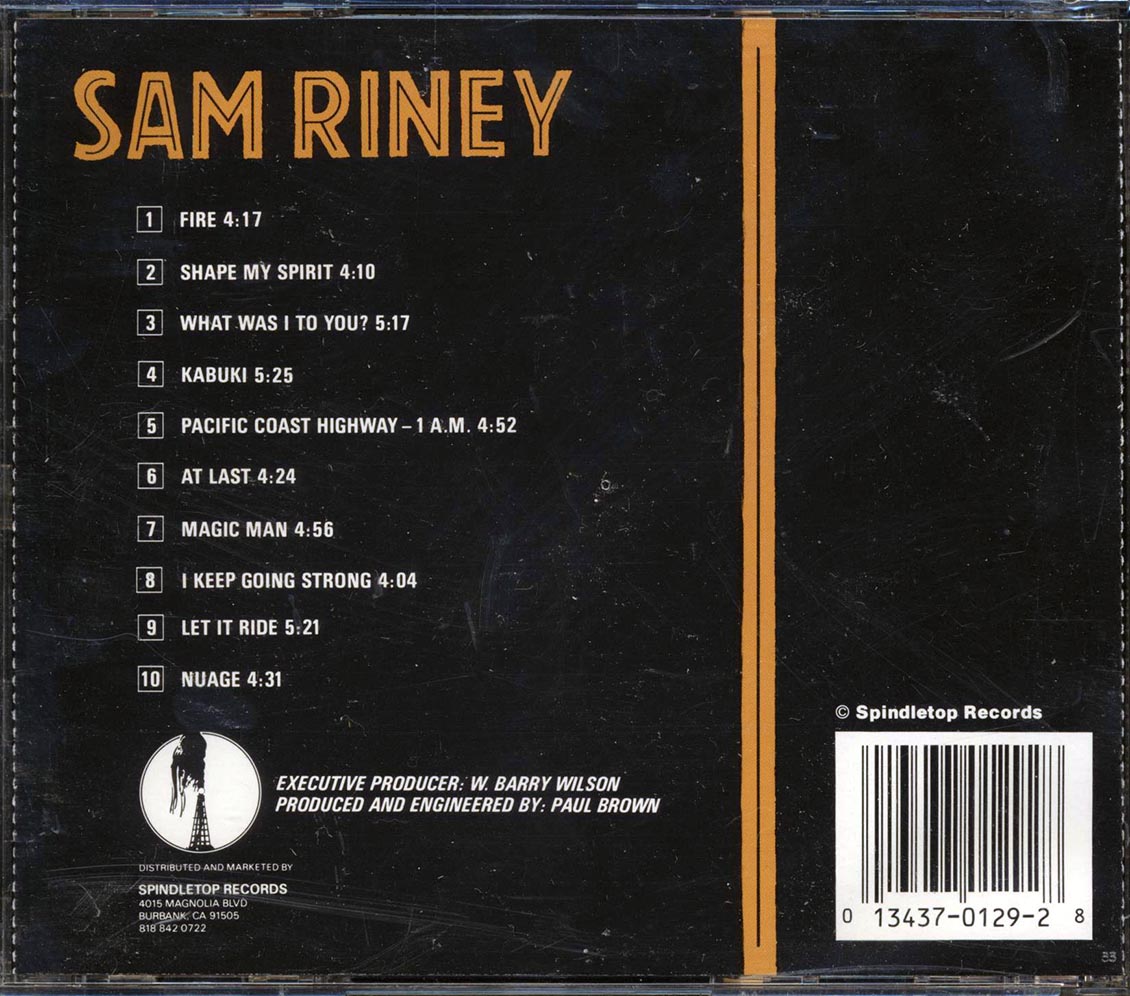 Sam Riney - At Last Music CD