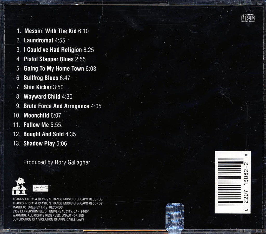 Rory Gallagher - Live In Europe Music CD