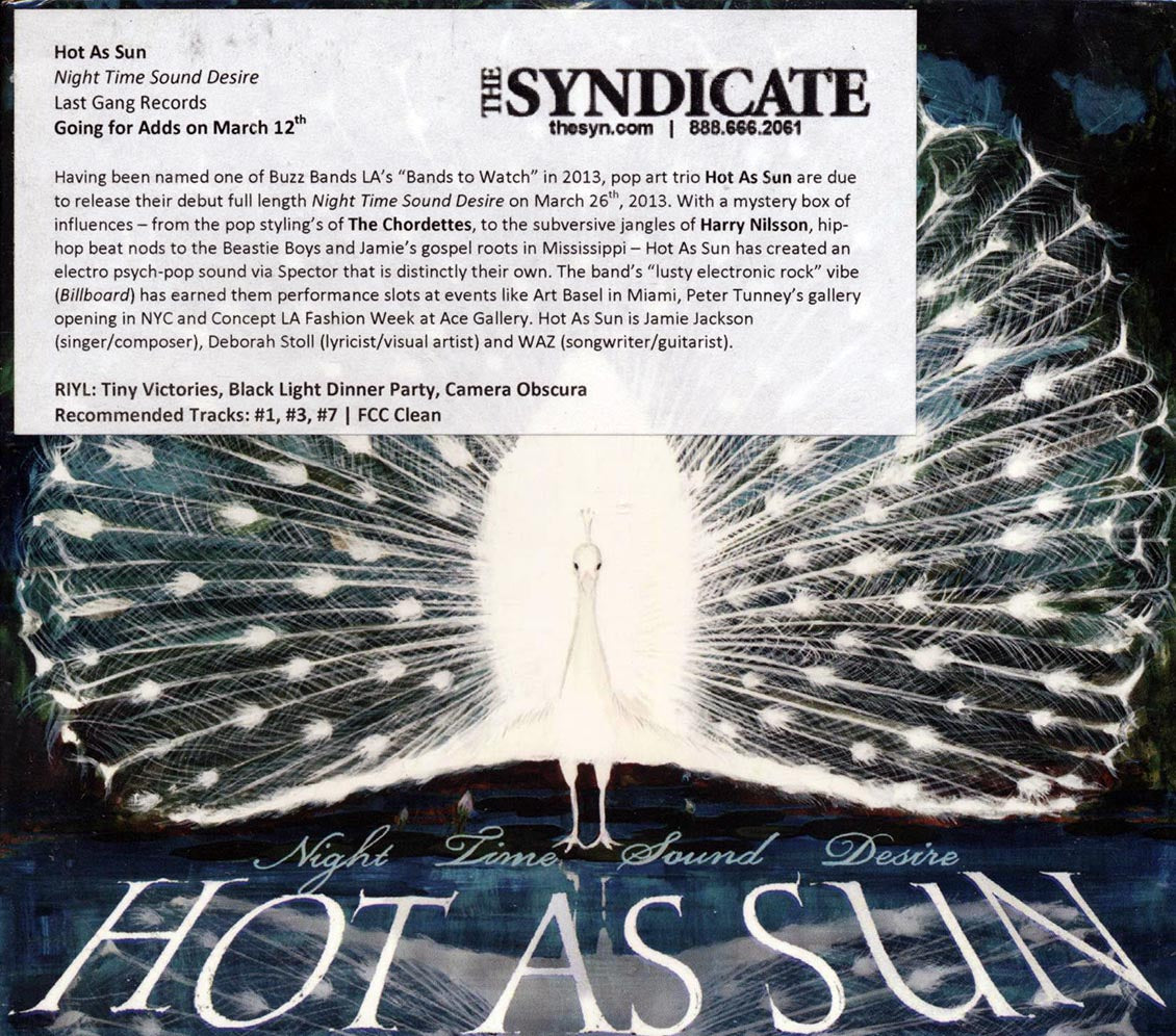 Hot As Sun - Night Time Sound Music CD