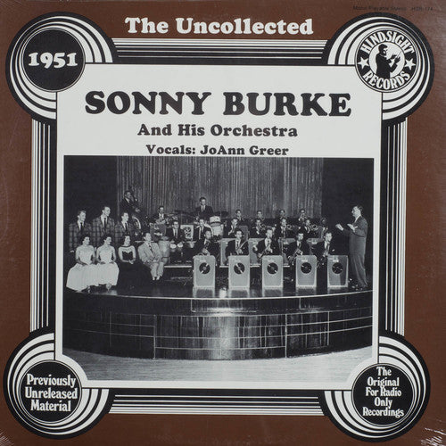 Burke,sonny & Orchestra - Uncollected - Vinyl Record