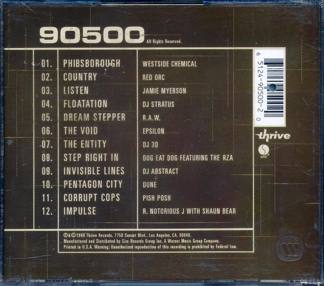 Pish Posh, Epsilon, Westside Chemical, Etc. - The Law Of The Land  (marked/ltd stock) Music CD