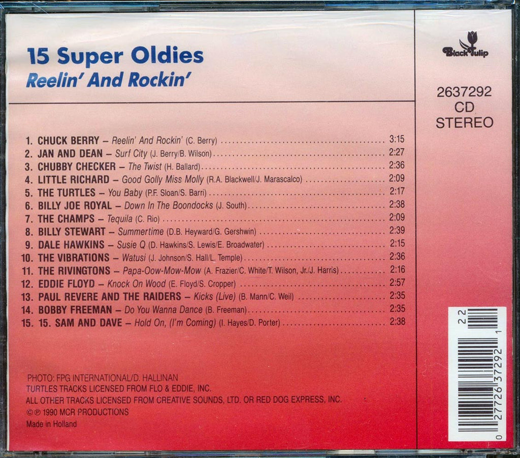 Little Richard, Chuck Berry, Jan & Dean, Etc. - 15 Super Oldies: Reelin And Rockin Music CD
