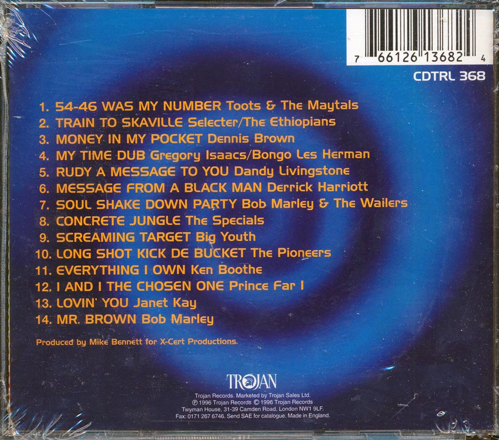 Toots & The Maytals, Derrick Harriott, Prince Far I, Etc. - Trojan Jungle Music CD