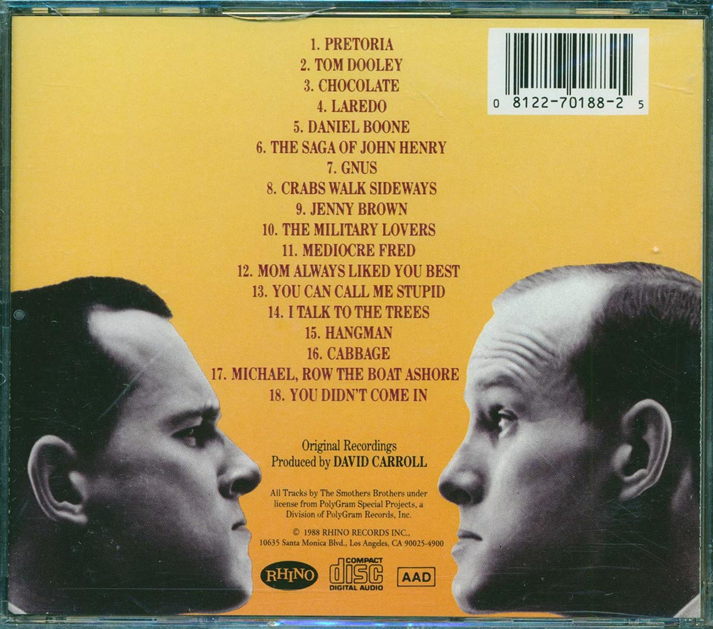 Smothers Brothers  - Sibling Revelry: The Best Of The Smothers Brothers Music CD