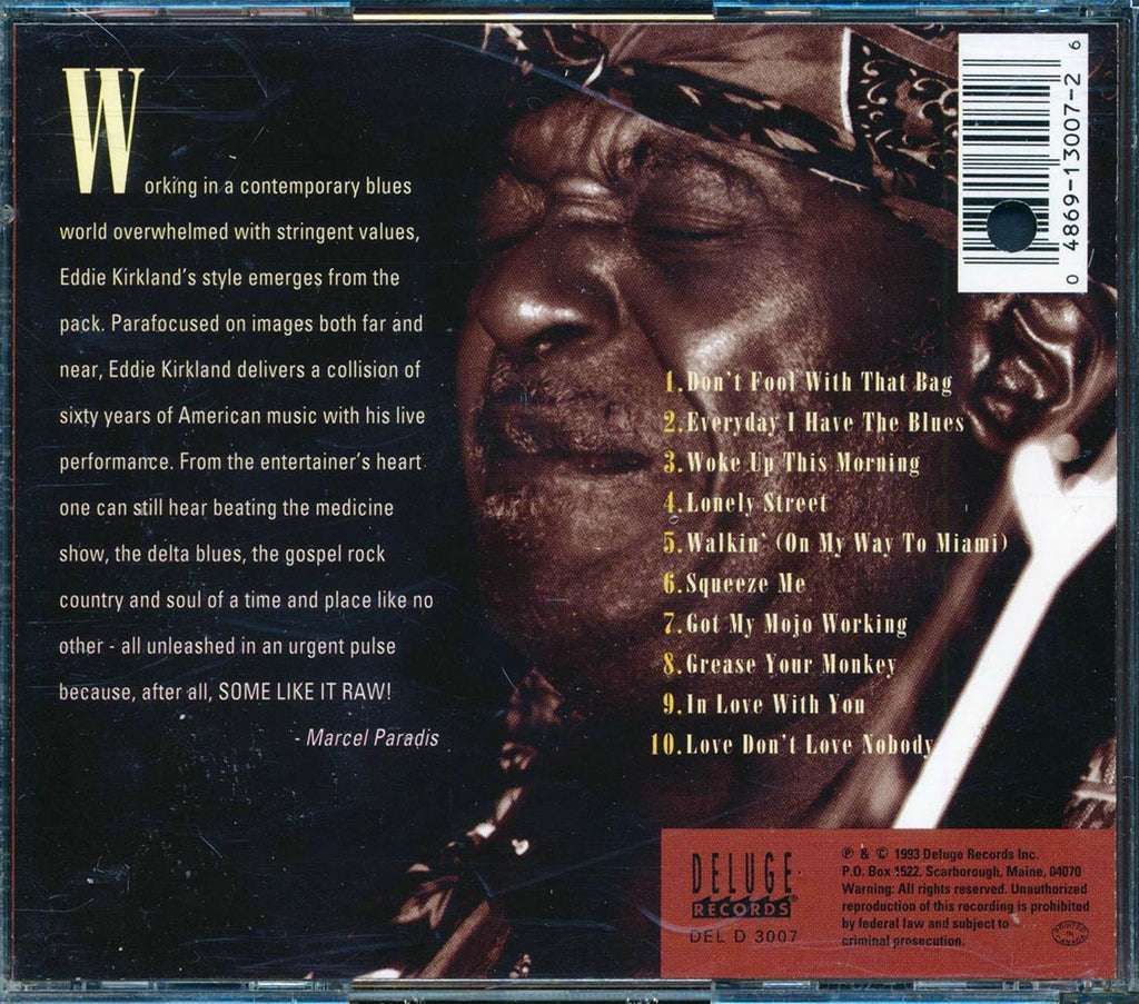 Eddie Kirkland  - Some Like It Raw  (marked/ltd stock) Music CD