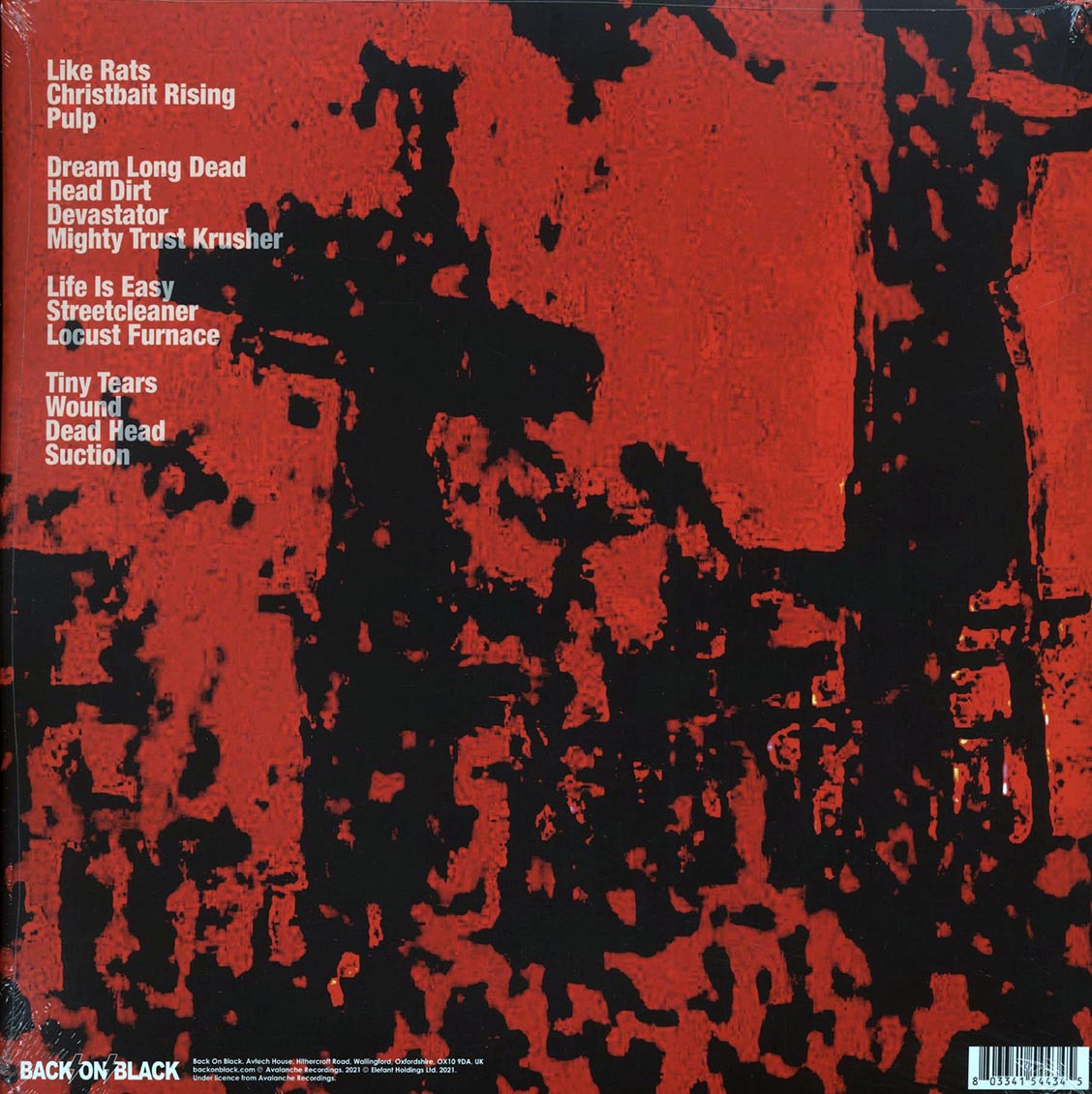 Godflesh - Streetcleaner: Live At Roadburn 2011 (2xLP) Vinyl Record