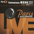 Monk,thelonious - Paris Jazz Concert Live - Music CD