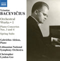 Bacevicius / Alekna / Lithuanian National Symphony - Orchestral Works 1 - Piano Concertos Nos. 3 & 4 - Music CD