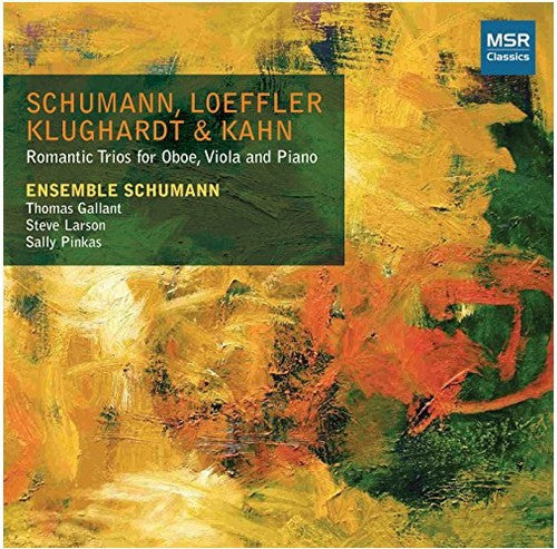 Schumann / Kahn / Loeffler - Romantic Trios For Oboe Viola & Piano - Music CD