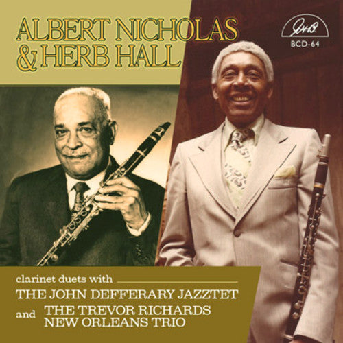 Nicholas,albert / Hall,herb - Clarinet Duets With Trio & Jazztet - Music CD