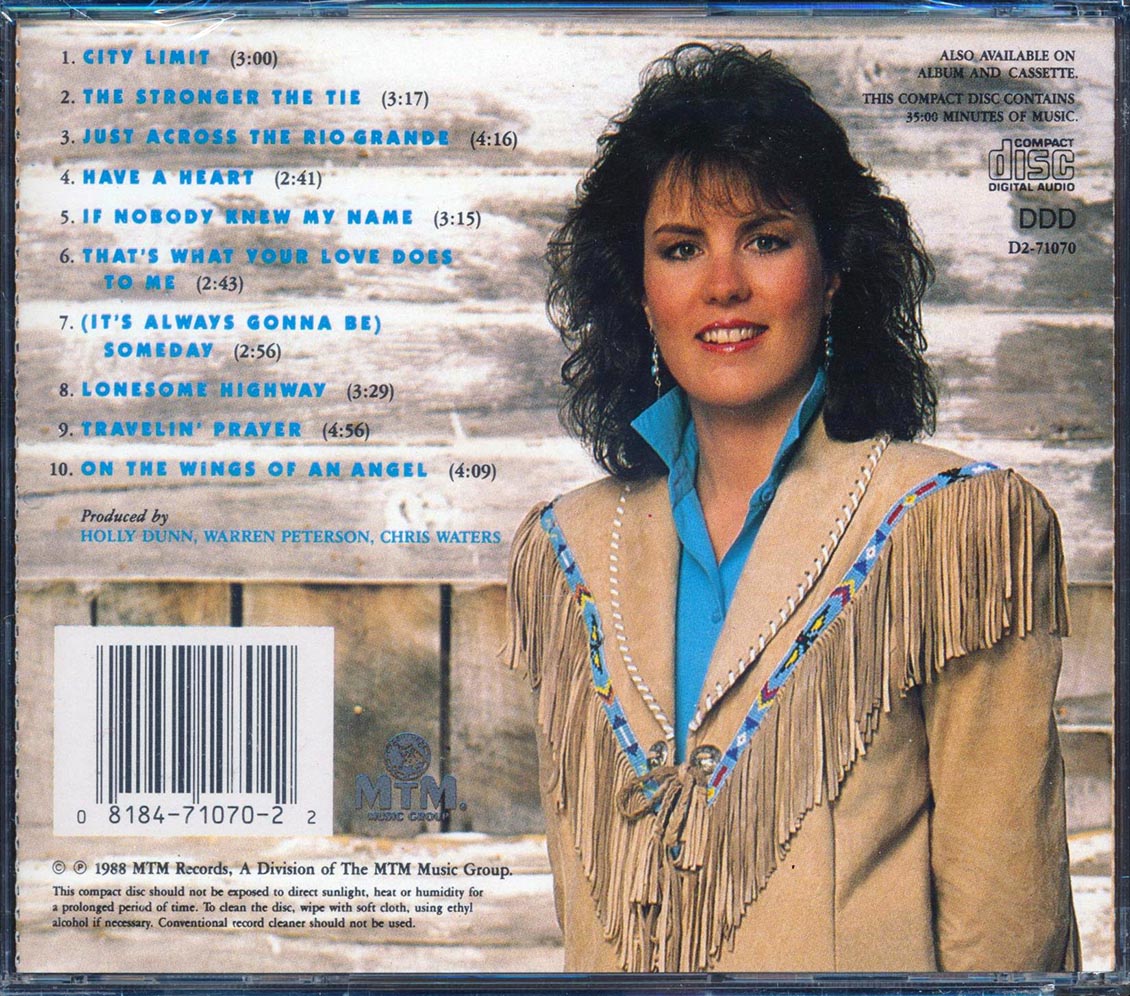 Holly Dunn  - Across The Rio Grande Music CD