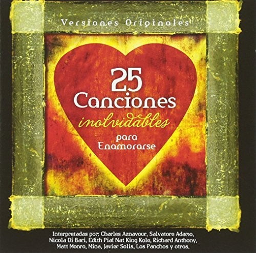 25 Canciones Inolvidables / Various - 25 Canciones Inolvidables / Various - Music CD