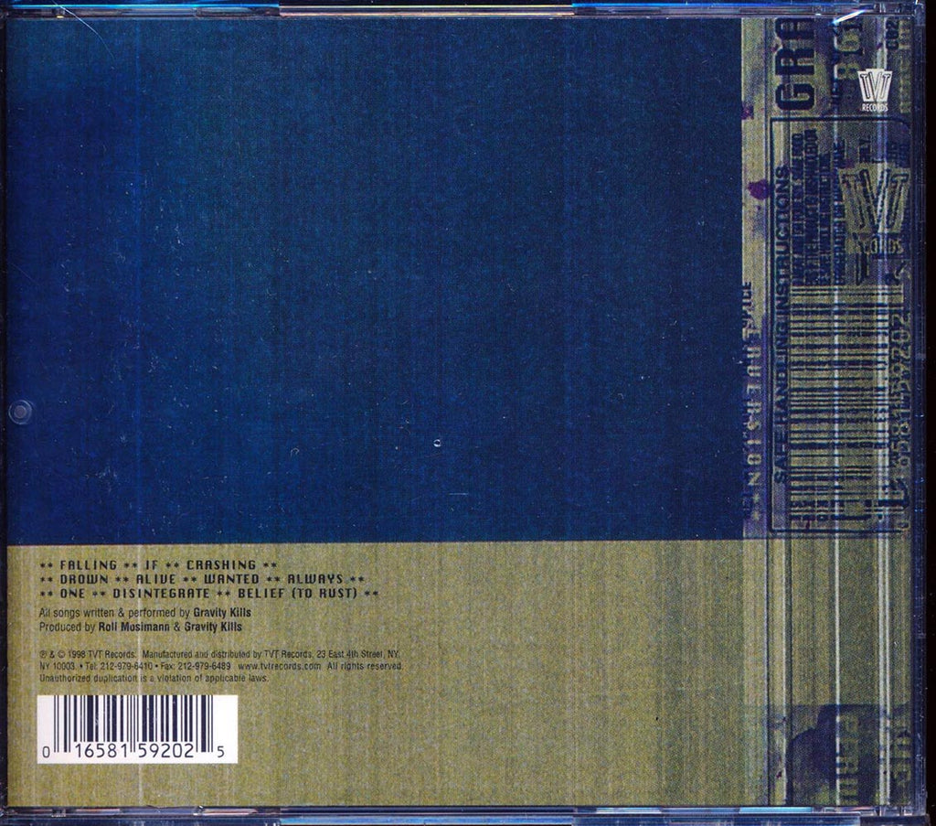 Gravity Kills  - Peversion Music CD