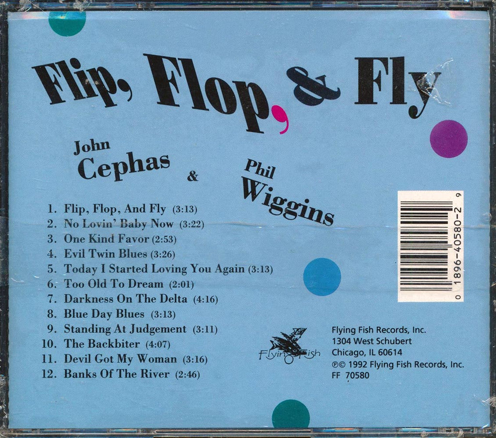 John Cephas & Phil Wiggins  - Flip, Flop, And Fly Music CD