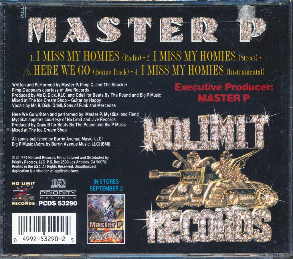 Master P  - I Miss My Homies Music CD