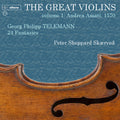Telemann / Skaerved,peter Sheppard - Great Violins 1 - Telemann 24 Fantasies 1570 Amati - Music CD